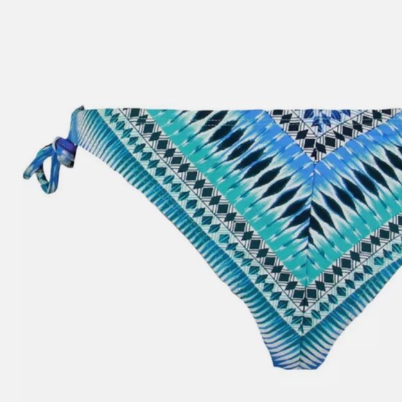 Bleu Rod Beattie Geometric Aztec Printed Side Tie Swim Bottoms - Picture 2 of 6